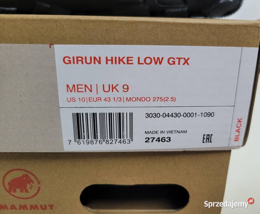 Buty Mammut 43 13 Trekkingowe małopolskie Nowy Sącz