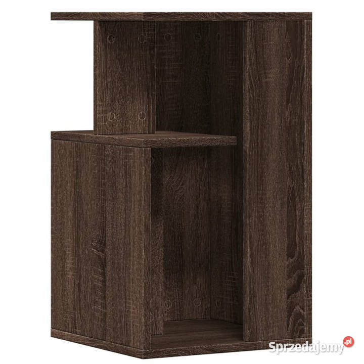 Stolik boczny brązowy dąb 35x35x60 WM840743 Warszawa sprzedam