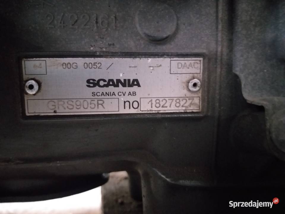 Skrzynia biegów Scania GRS905R mazowieckie Myszyniec sprzedam