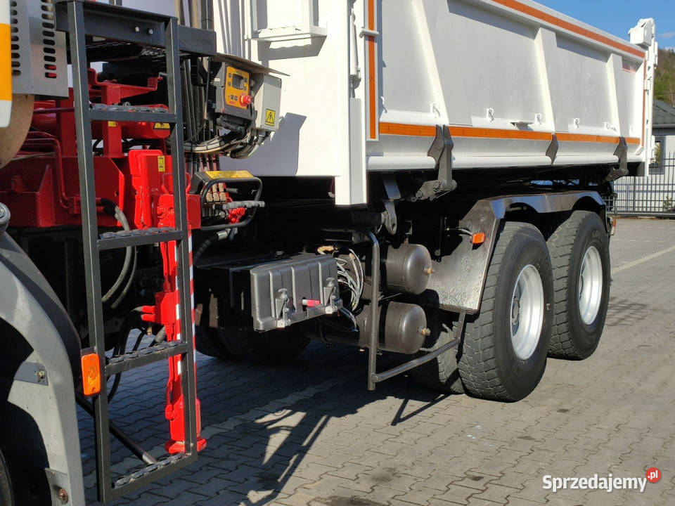 Renault Kerax 26370 6x4 Mocny HDS FASSI F110 Bez elektryczne szyby Widełki