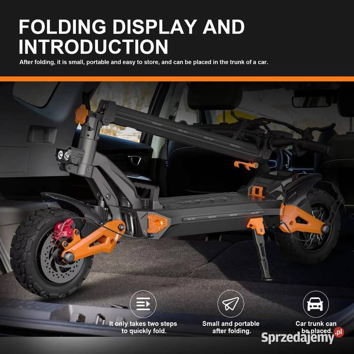 Hulajnoga elektryczna 6000W podwójny silnik Łapsze Wyżne