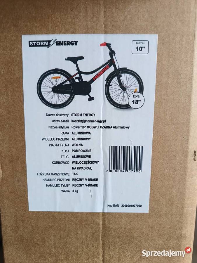 Rower HUSAR dziecięcy ultralekki ALU rama 10 Kraków sprzedam