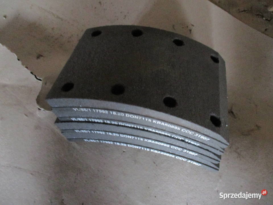 Okładziny szczęk hamulcowych VL851