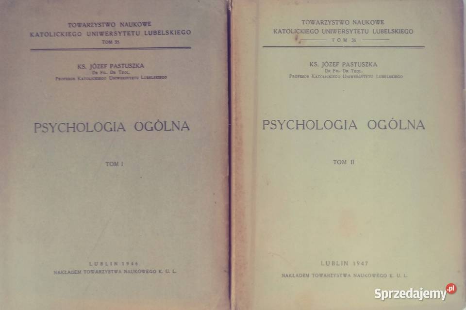 Psychologia ogólna 2 tomy Pastuszka Sandomierz sprzedam