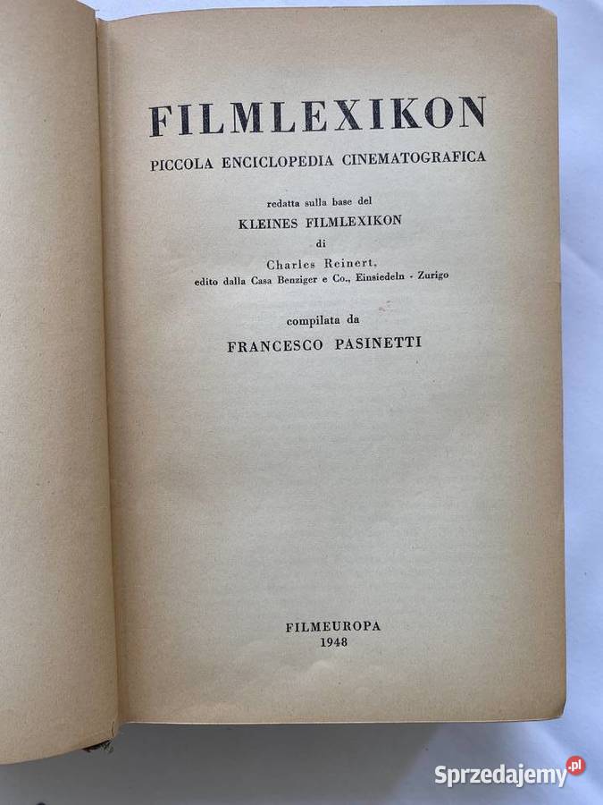 Filmlexikonpiccola enciclopedia cinematografica Lublin