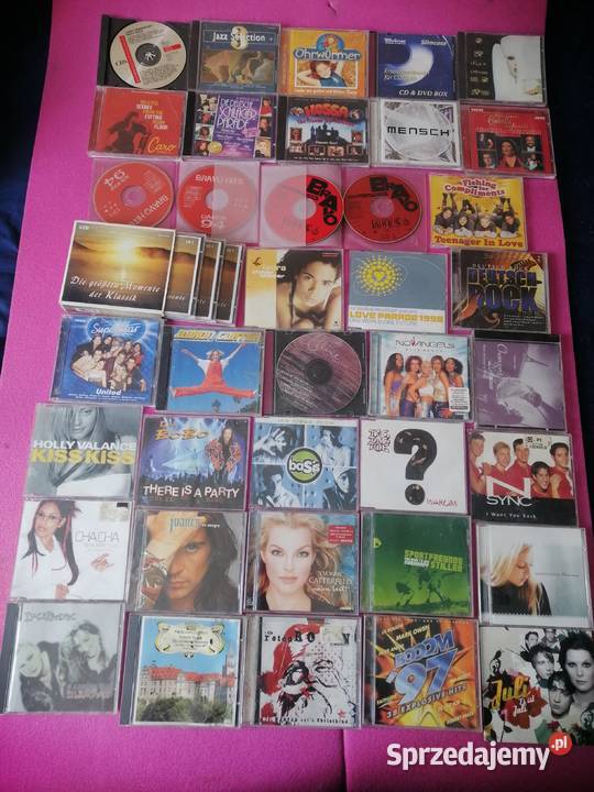 zestaw ponad 500 płyt cd sprzedam
