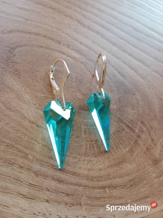 Swarovski kolczyki srebro Poznań