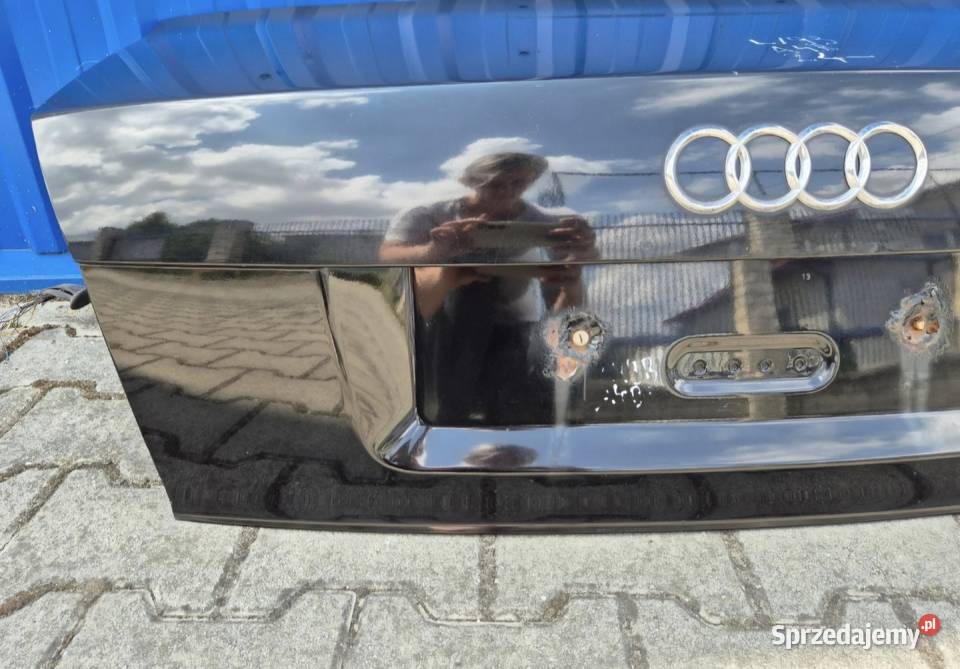 KLAPA BAGAŻNIKA TYŁ AUDI A4 B6 SEDAN LY9B CZARNA osobowe Klapy bagażnika świętokrzyskie Działoszyce