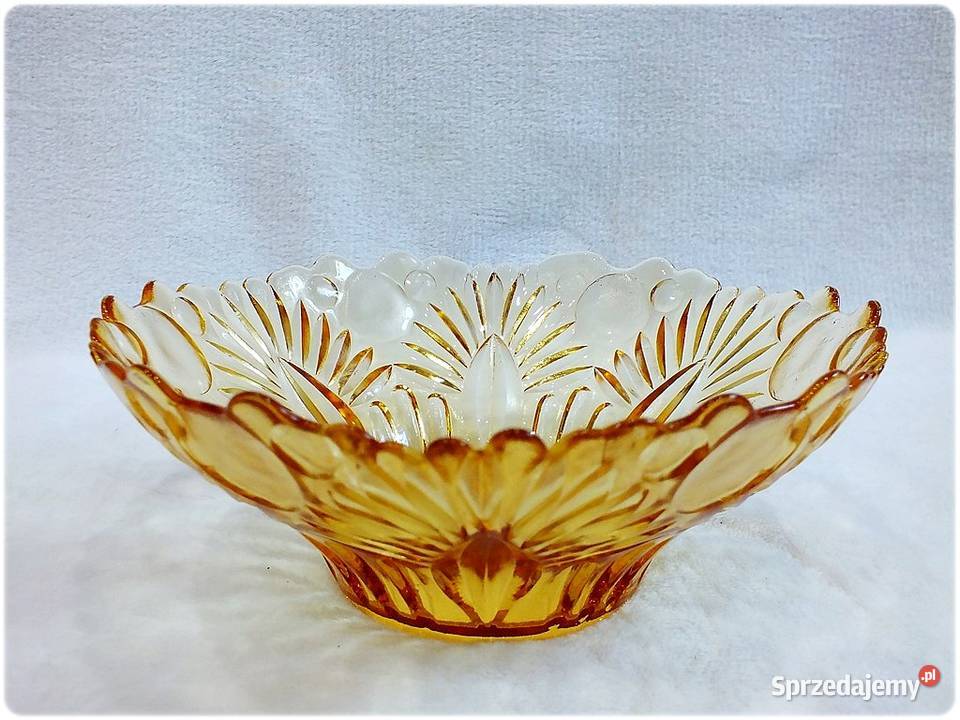 Stara Patera Misa szklana Salatera Carnival Antyki, Sztuka, Kolekcje lubuskie Żary sprzedam