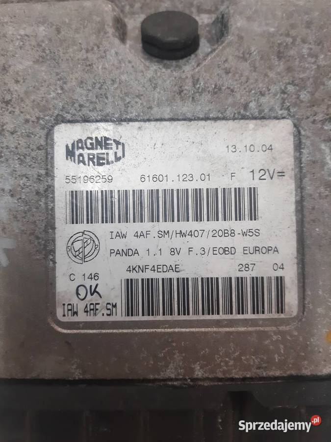 Fiat Panda II komputer sterownik silnika IAW osobowe Ksawerów