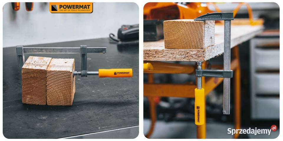 Ścisk stolarski śrubowy zacisk 150x50 mm typ f Katowice