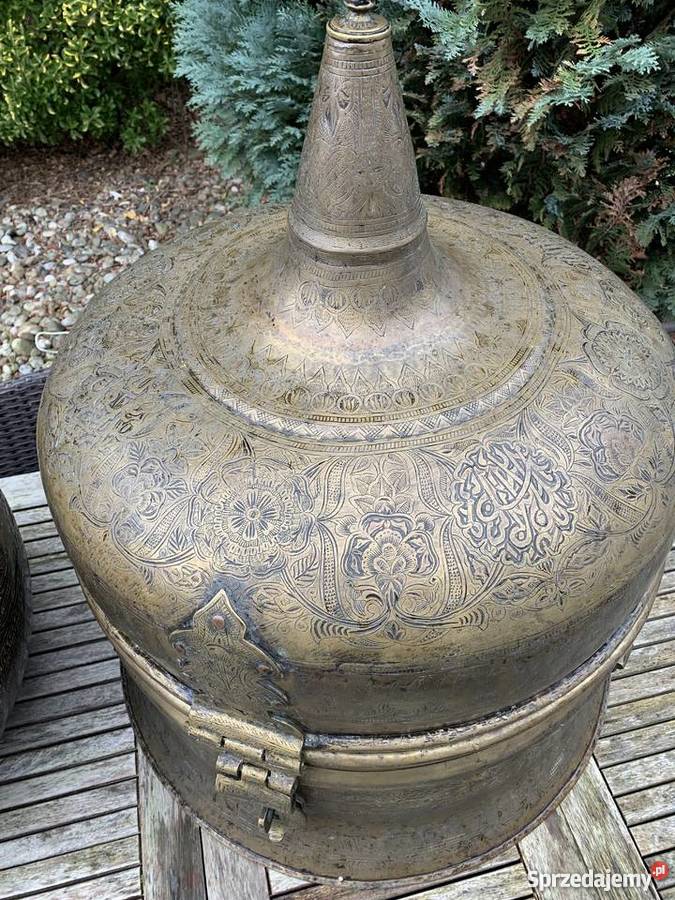 Ogromne średniowieczne naczynia z brązu donica Bystrzyca Kłodzka sprzedam