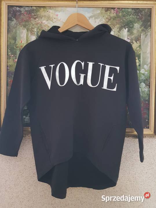 Vogue oversize bluza z kieszeniami z kapturem Kielce