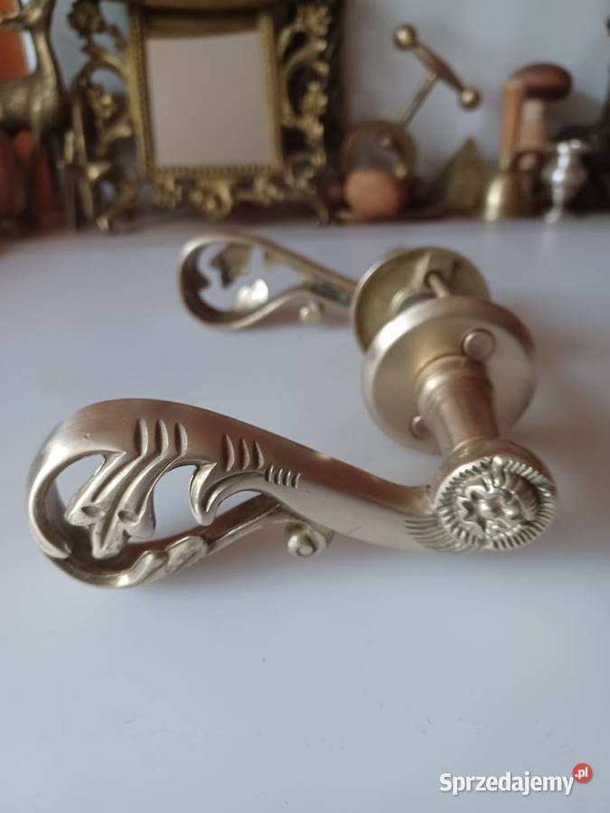 Duże mosiężne klamki Poznań