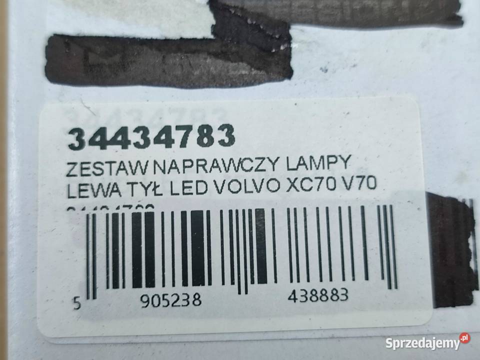 ZESTAW NAPRAWCZY LAMPY LEWY TYŁ LED VOLVO XC70