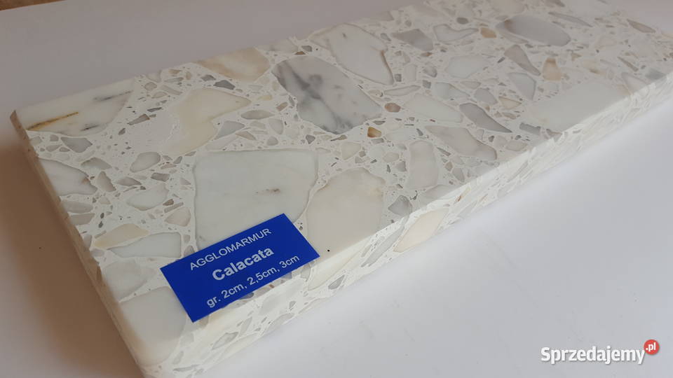 Parapety agglomarmur CALACATA konglomerat