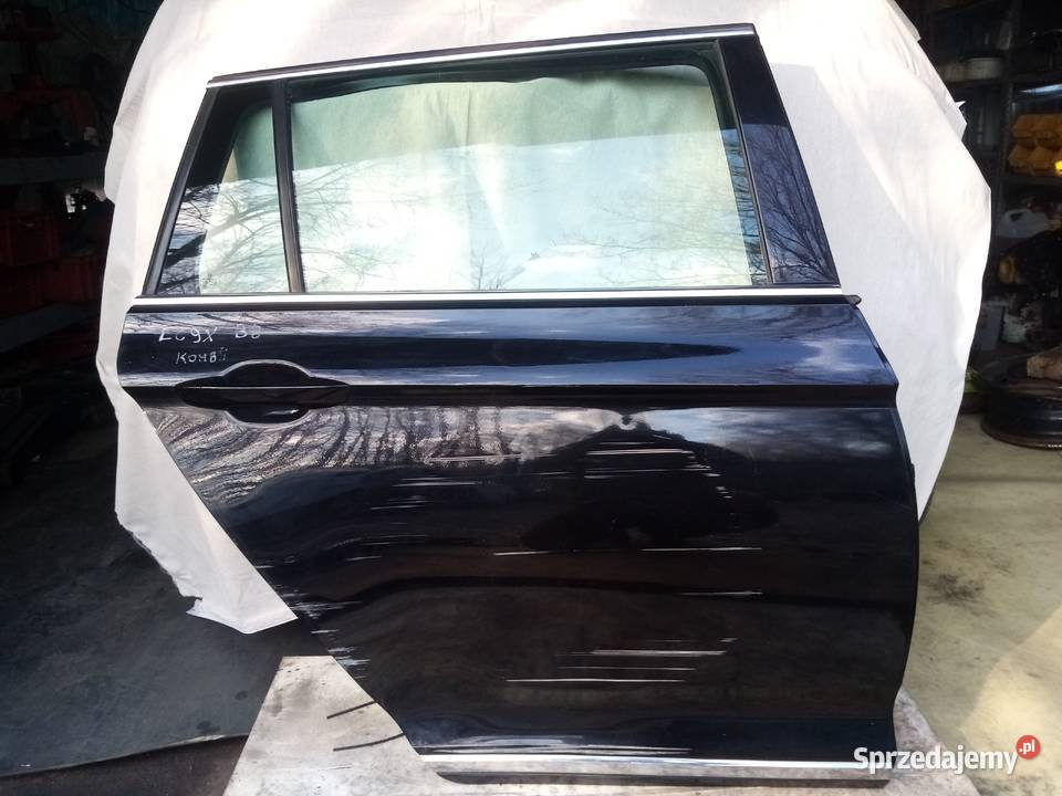 Szyba drzwi tyl prawy kombi Passat b8 2015r mała Łódź