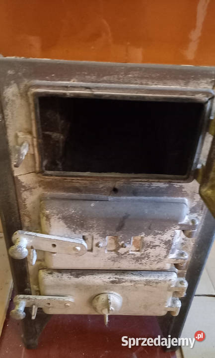 Piec kaflowy wolnostojący koza szamotowy antyk