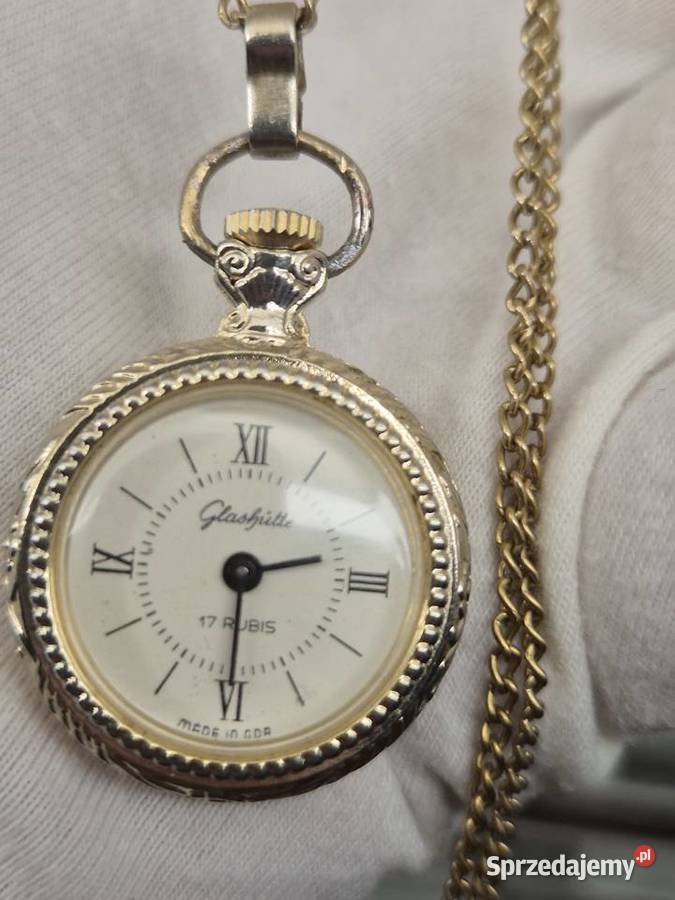 Damski zegarek naszyjnikwisiorek Glashutte Chorzów sprzedam