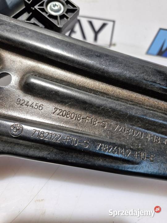 BMW 5 F10 F11 MECHANIZM PODNOŚNIK SZYBY PRAWY Mechanizmy opuszczania szyb