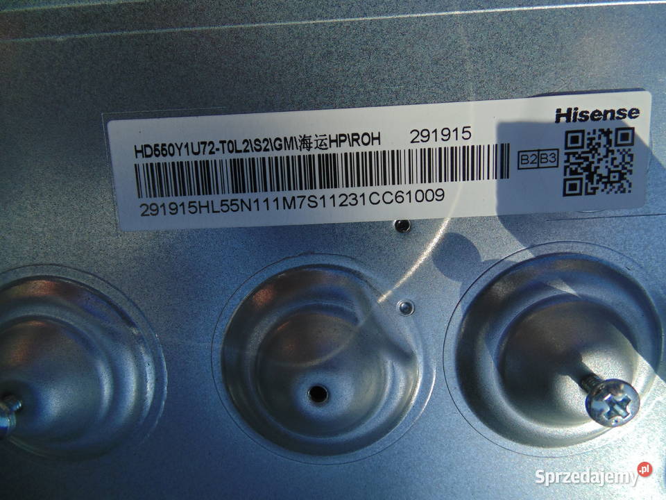 Tcon logika Hisense 55A63H RSAG782011538ROH Pozostałe