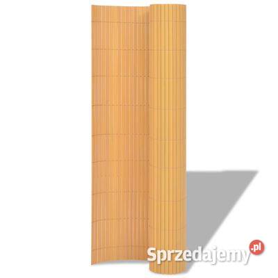 vidaXL Dwustronne ogrodzenie ogrodowe PVC 90x300