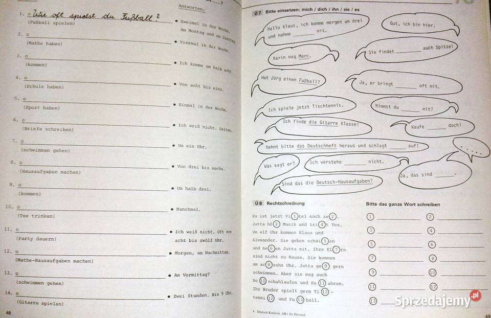 Deutsch konkret 1 Neumer Desmarets Kruger lubelskie sprzedam