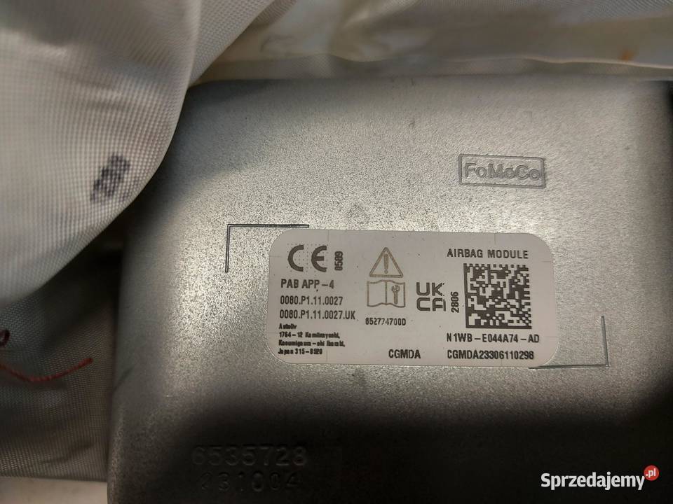 Ford Ranger VI 6 Poduszka powietrzna Airbag