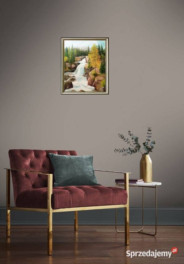 Obraz olejny Wodospad Lublin