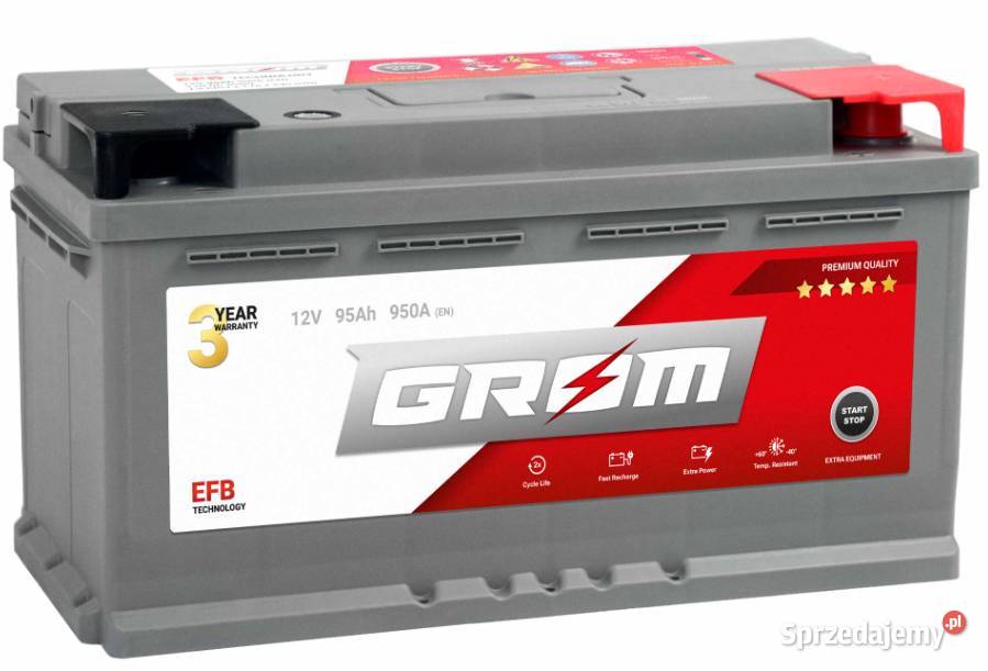 Akumulator 95Ah 950A GROM EFB STARTSTOP wielkopolskie Ostrów Wielkopolski