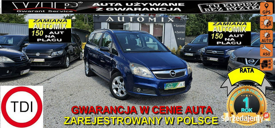 Opel Zafira SPRZEDANY Najlepszy19CDTI 7 Os możliwa zamiana Świdnica