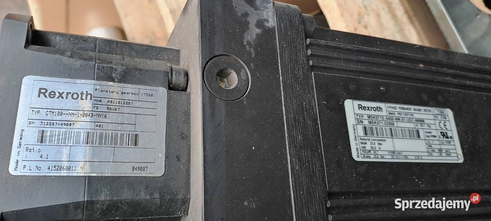 Servomotor Rexroth MSK071E0450NNS1UG z małopolskie Myślenice