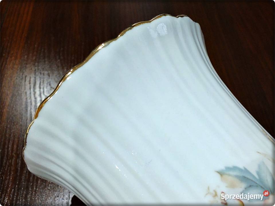 Stary Wazon Porcelana złocona z 1900 roku W Żary