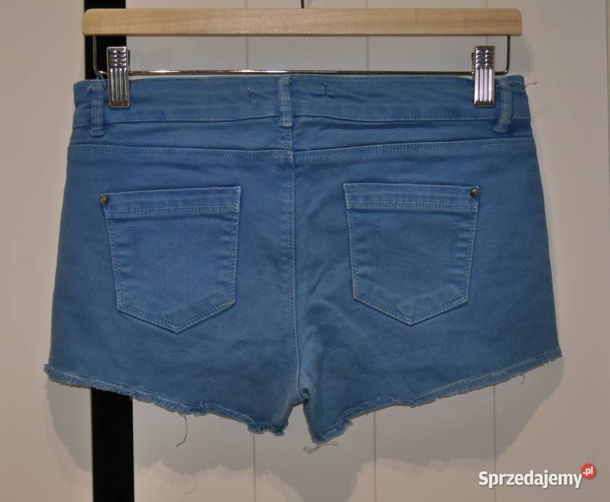 Bershka świetne chabrowe spodenki 36 S Wrocław