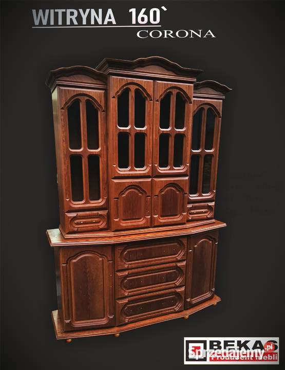 Prześliczna Witryna 123 Dębowa Fronty Promocja 50cm Września