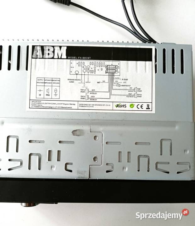 Radio samochodowe ABM FX505BT 1DIN 41