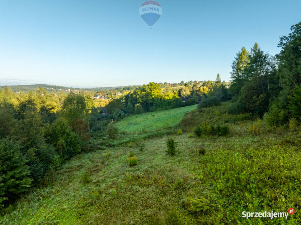Działka 14 ha Włosań gmina Mogilany asfalt sprzedam