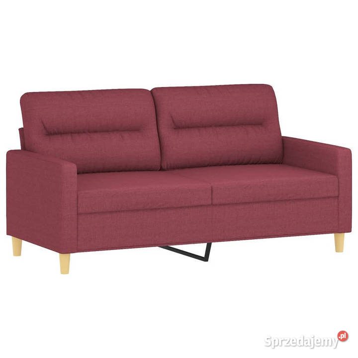 Sofa 2osobowa winna czerwień 140 tapicerowana Sofy i kanapy sprzedam