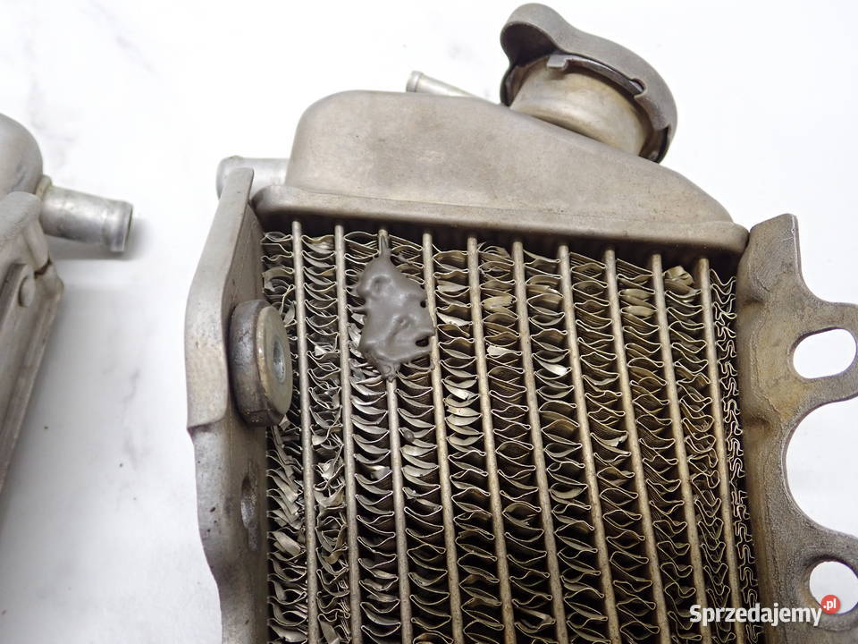 Dwie Chłodnice Chłodnica Prawa Lewa Kawasaki KXF Strzelce Krajeńskie