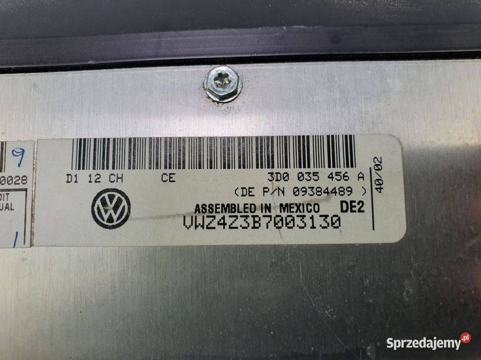WZMACNIACZ VOLKSWAGEN PHAETON 60 W12 3D0035456A Lipno