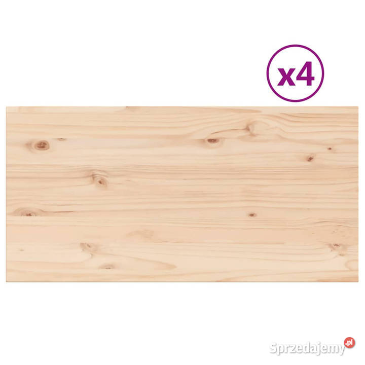 Blaty do stołu 4 90x45x17 prostokątne sosnowe Warszawa