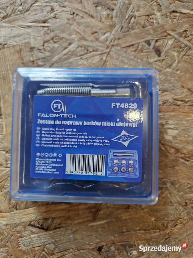 ZESTAW NAPRAWCZY GWINTÓW KORKÓW OLEJOWYCH MISY Głogowa sprzedam