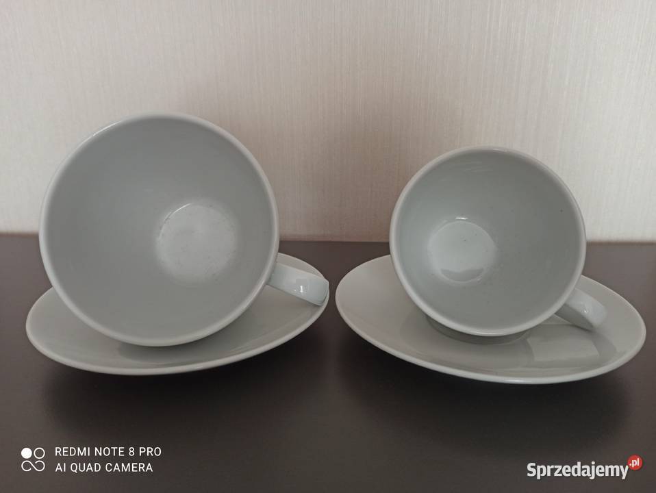 Filiżanki porcelana skaleniowa 2 Warpechy Stare