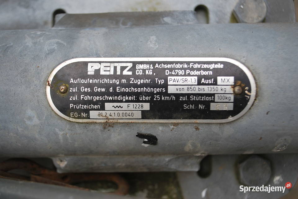 RAMAPODWOZIE PEITZ HOBBY 510 Kempingowe Kempingowe Grzebowilk