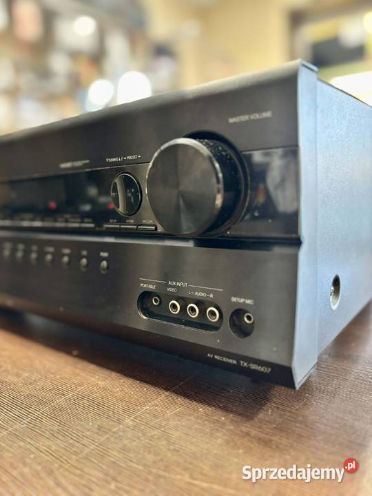 Amplituner Onkyo TXSR607 Czarny Brak pilota Amplitunery Elbląg sprzedam