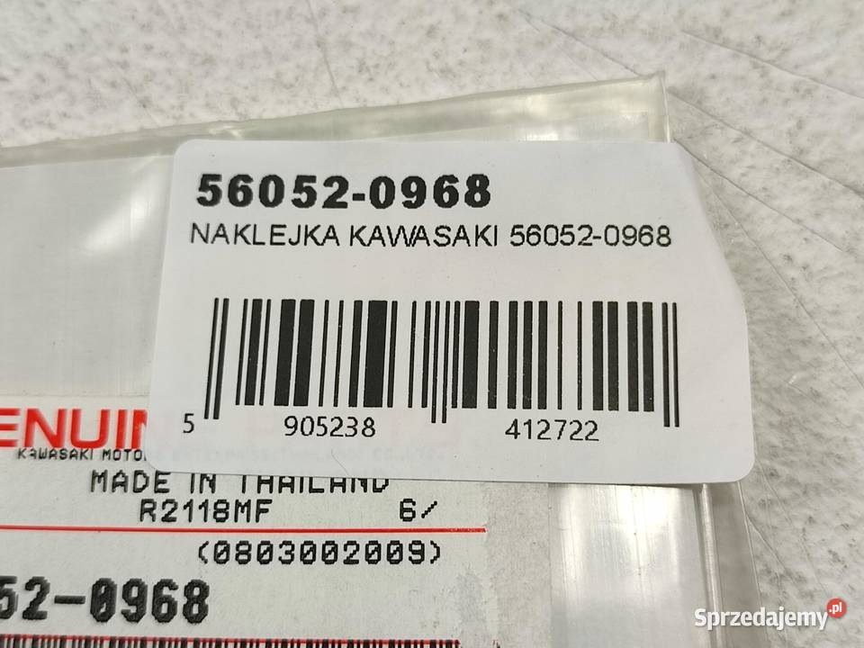 NAKLEJKA NA CZACHĘ KAWASAKI KX65AHF 2017 sprzedam