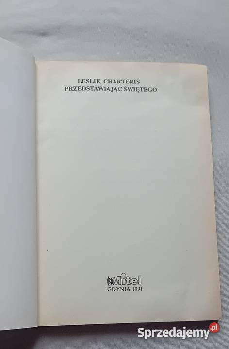 Leslie Charteris Przedstawiając Świętego Mitel