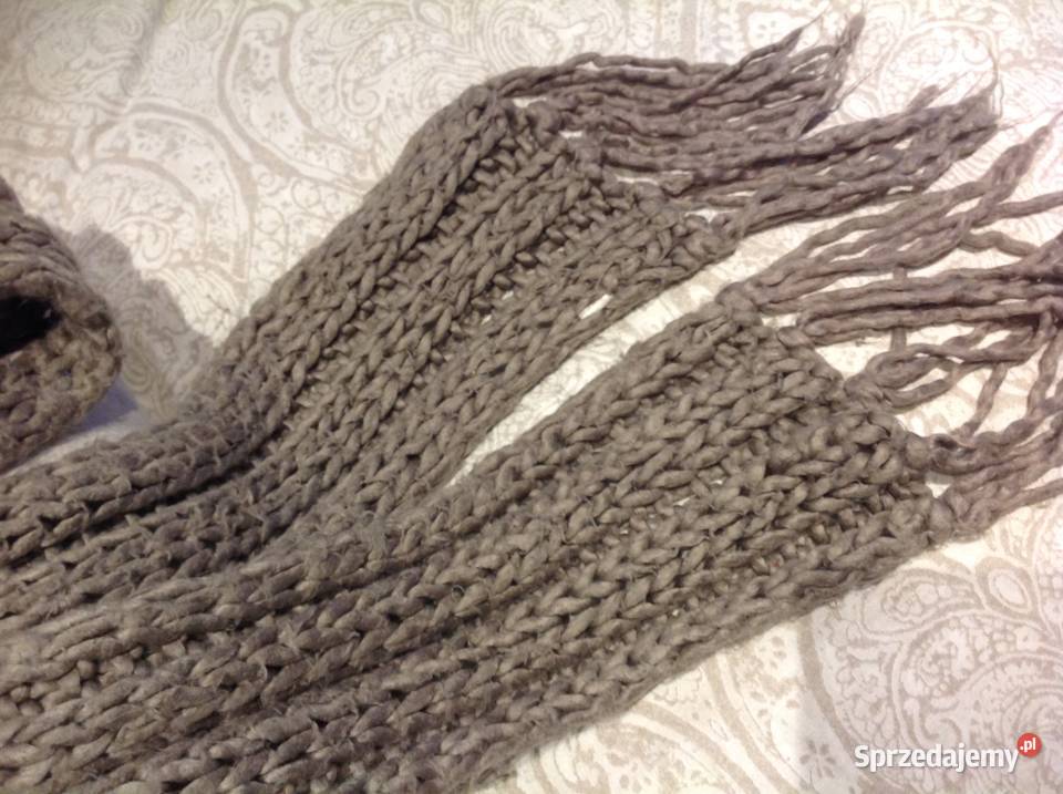 Długi Szalik Szal Wełniany Dla kobiet