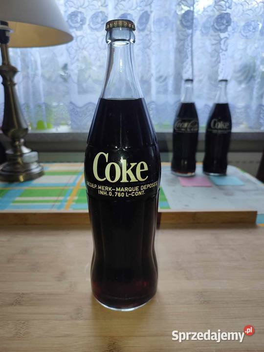 Coca Cola z 1974 roku w butelce zakapslowanej i Białystok sprzedam