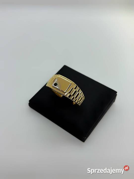 Nowy Złoty Sygnet pr 585 760g Rozmiar 25 Elbląg sprzedam